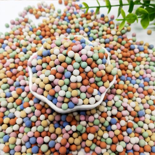 HASTHIP® 1 Pack Colored Ceramsite Clay Balls, 5-8mm Clay Pebbles for Hydroponics Potted Plants, Dia Expanded Clay Aggregate, Hydroponic Growing Media for Planter Drainage HASTHIP® 1 Pack Colored Ceramsite Clay Balls, 5-8mm Clay Pebbles for Hydroponics Potted Plants, Dia Expanded Clay Aggregate, Hydroponic Growing Media for Planter Drainage